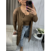 Set Kardigan + top brązowy Madewell